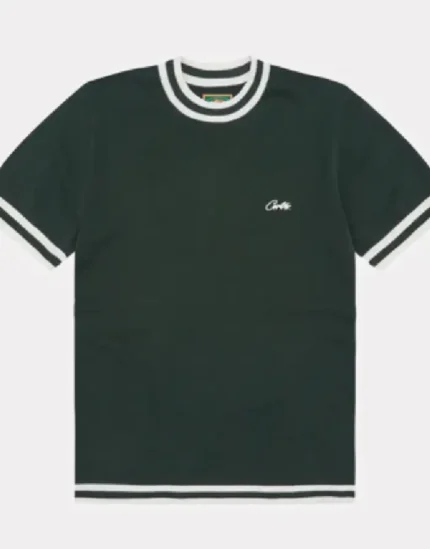 Corteiz Deala Knit T Shirt Vert Forêt (1)
