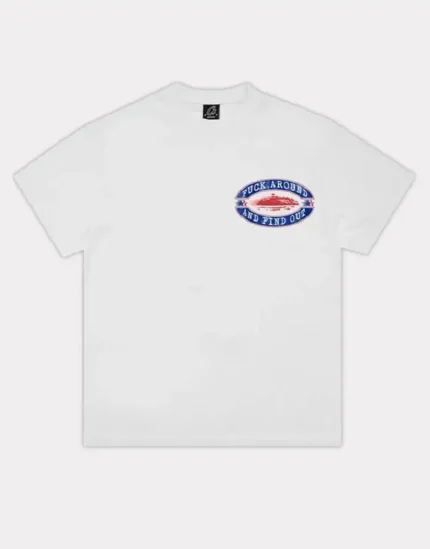 Corteiz Fuck Around T Shirt Blanc (2)