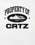 Corteiz OG Propriété De Crtz T Shirt Blanc (1)