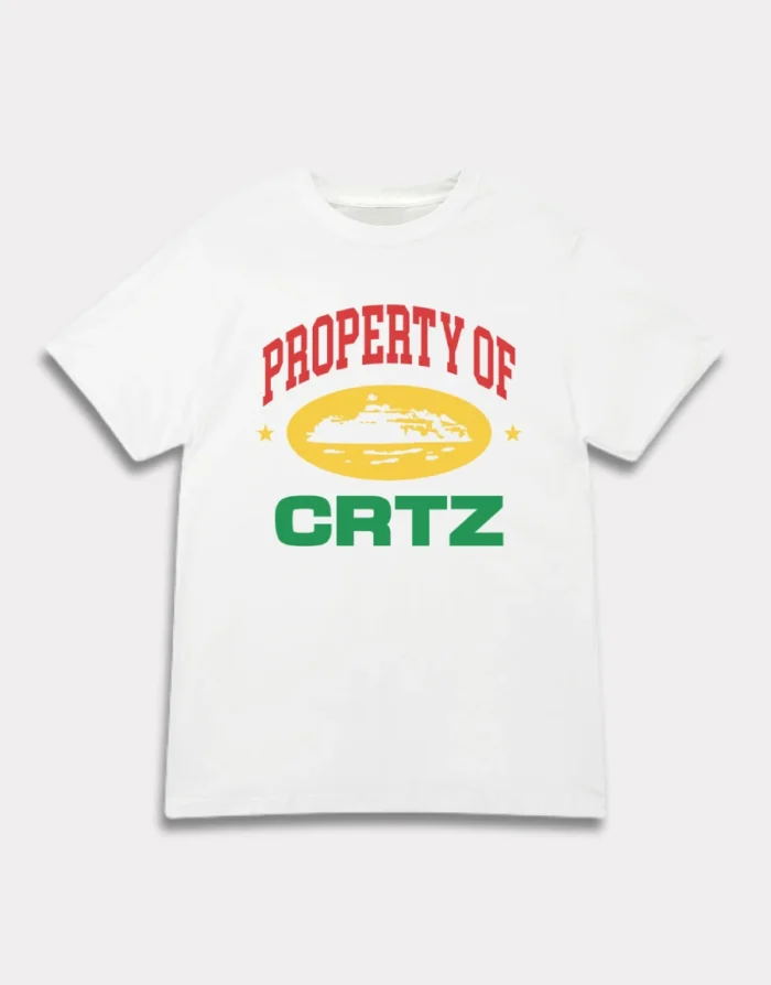 Corteiz Propriété De Crtz Carni T shirt Blanc (2)